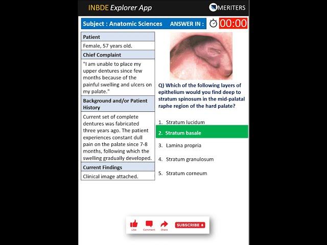 INBDE Case MCQ: Anatomic Sciences