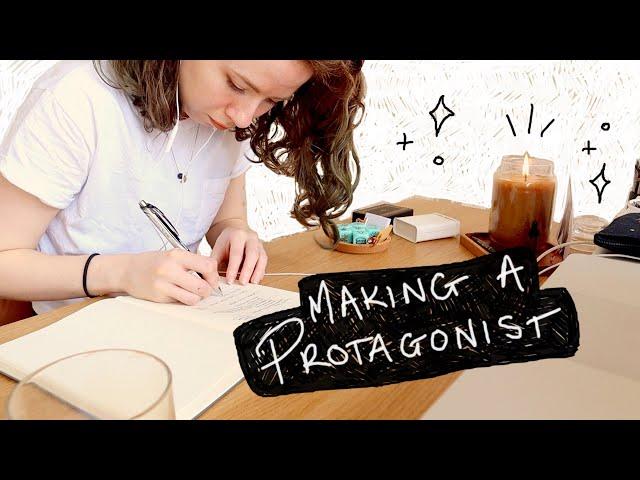 creating my protagonist  a writing day vlog