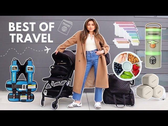 TRAVEL ESSENTIALS for Moms & Toddlers ️ | Best travel bags, Amazon products & organization 2024