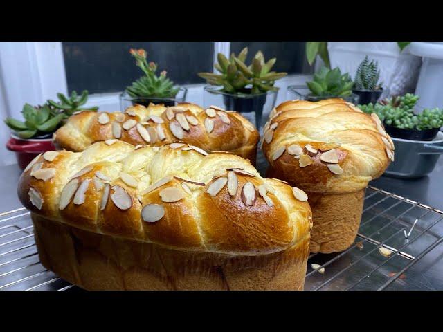 Bánh Mì Hoa Cúc 50% Bơ, Từ Bột Cái, Ra Bánh Thơm, Mềm Lâu, Tách Bím Dể Dàng/ Brioche Tressée