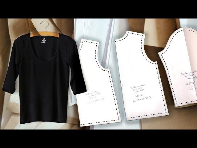 How to Make a Pattern from Clothing (Without taking it Apart!) - Sewing Hack