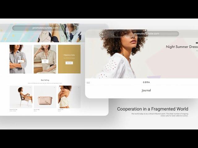 Website Presentation Promo Video - After Effects Template