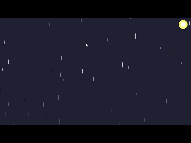 Interactive Rain Effect with Mouse Avoidance