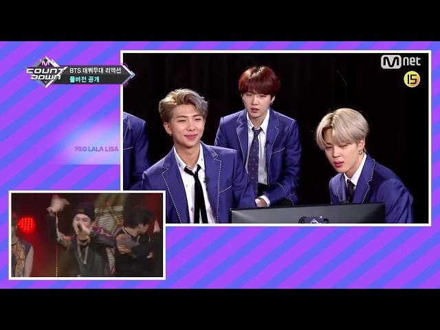 [RUS SUB][Рус.саб] Реакция BTS на дебютное выступление MCountdown EP.600 (방탄소년단)