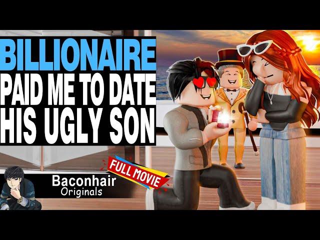 The Billionaire Paid Me To Date His Ugly Son, FULL MOVIE | roblox brookhaven rp