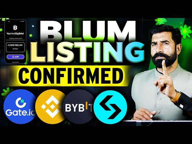 Blum Listing Confrimed on Top Crypto Exchanges, Gate.io, Binance, OKX, Bitget, Bybit | Albarizon