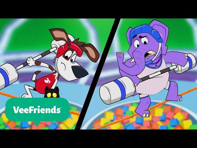 Goofball Gladiator Battle! | VeeFriends! | Kids Cartoons | Party Playtime!