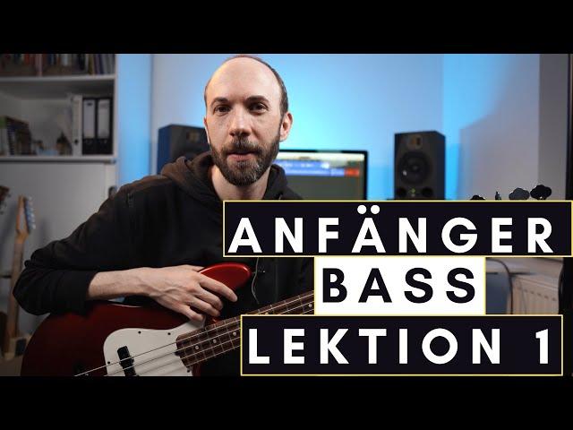 E-Bass lernen für Anfänger - Deine erste Basslektion