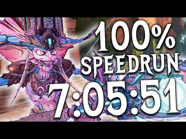 Tiny Tina's Wonderlands 100% Speedrun in 7:05:51