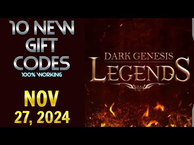  Dark Genesis Legends Redeem Codes | Dark Genesis Legends Codes | Dark Genesis Legends Gift Codes