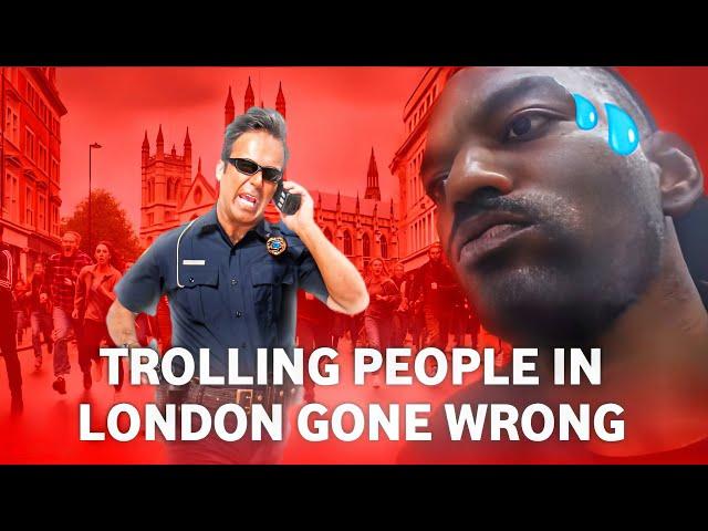 TROLLING PEOPLE IN LONDON HOOD GONE WRONG!  uk