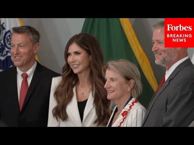Sec. Noem Visits New CBP Training Center In WV, After 'Heightened Threat' Warning Post-Iran Strikes