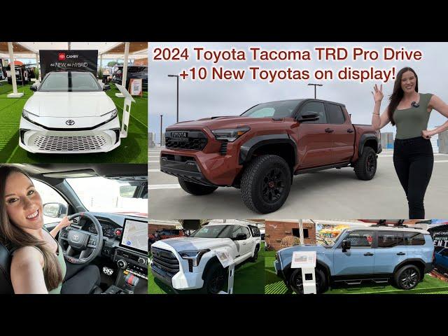 Let's Drive the 2024 Toyota Tacoma TRD Pro! + 10 New Toyota Vehicles At The OC Fair + 2025 Camry!