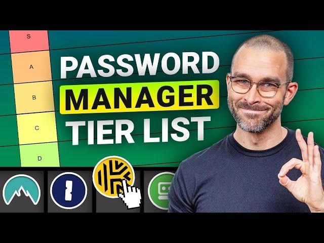 BEST Password Manager tier list 2024 | The ULTIMATE showdown!