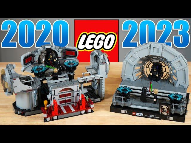 LEGO Star Wars EMPEROR'S THRONE ROOM Comparison! (75291 vs 75352 | 2020 vs 2023)