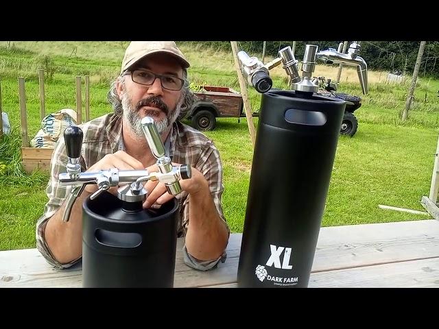 Force carbonating your mini kegs