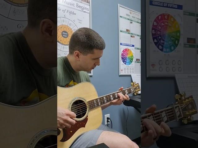 The dry round tone of a good Gibson. Working on a mellow bluegrass lick #gibson #musicpractice