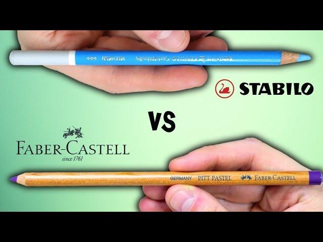 Faber Castell Pitt VS Stabilo Carbothello : THE ULTIMATE Pastel Pencil COMPARISON