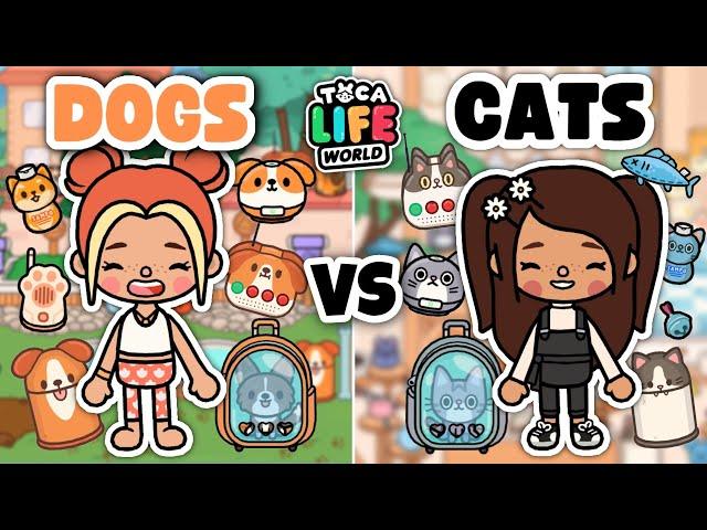 DOGS VS CATS HOUSE DESIGN IDEAS! ️ || NEW UPDATE! || Toca Life World