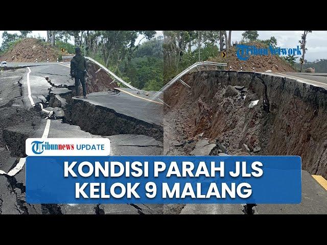 Potret Kondisi Parah Jalur Nasional Kelok 9 Pasca Longsor, Kanan-Kiri  Jalan Retak Tak Bisa Dilewati