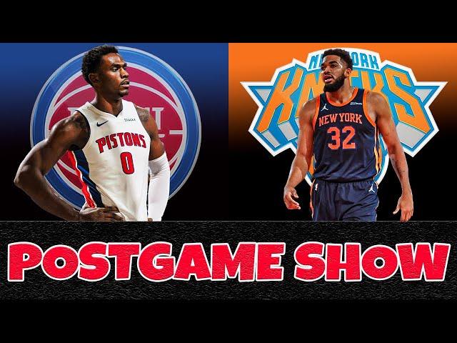 Detroit Pistons vs New York Knicks Postgame Show | Pistons Talk Podcast