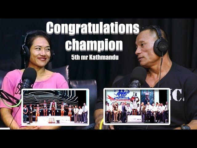 5th mr kathmandu champion || Prakash Rai || and || Sunu Shrestha