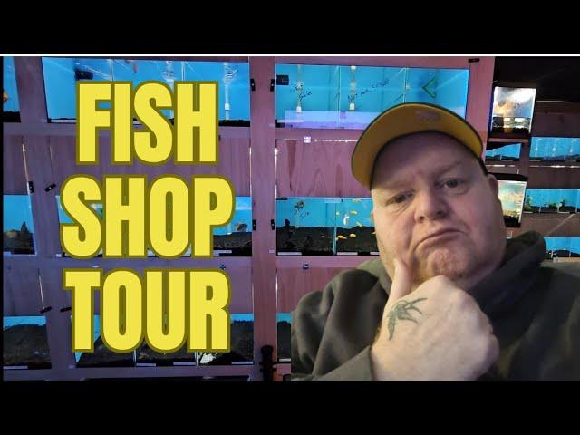 COME WITH ME TO THE FISH SHOP FOR A TOUR #fishstore #fish #aquariums