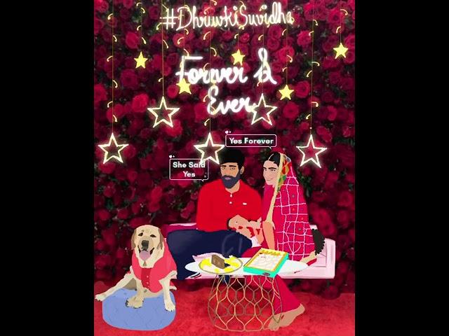#digitalart #contactus #love #trending #customized #dhruv #engagement #suvidha #trending #shorts