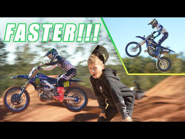 Special Guest Jagger Craig Coaching Hudson | Haiden Shredding Private Supercross Track!