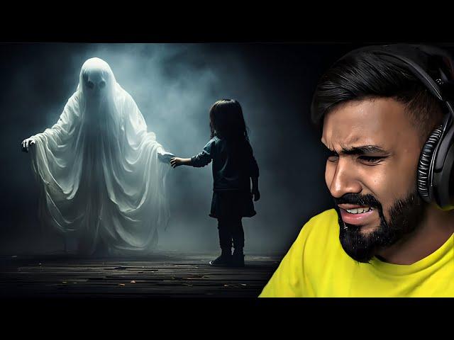 MY PARENTS LEFT ME ALONE WITH A GHOST | HORROR GAME | TECHNO GAMERZ