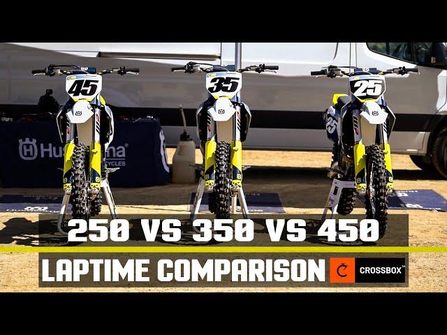 250 VS 350 VS 450 | Husqvarna Comparison with Lap Times - Which is Fastest?