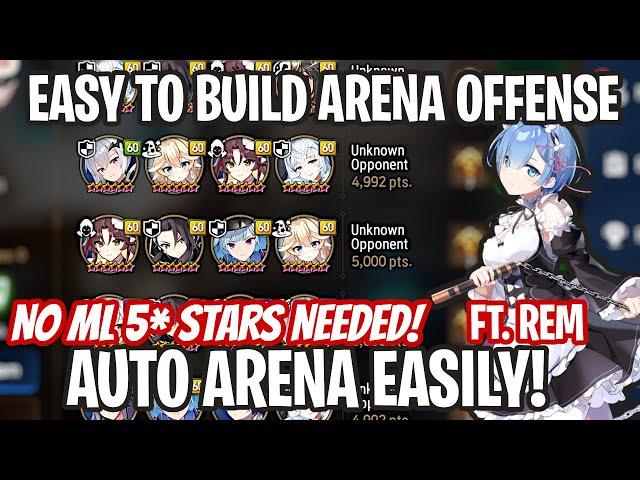 CLIMB ARENA WITH REM! - NO ML 5* STARS NEEDED [Epic Seven]