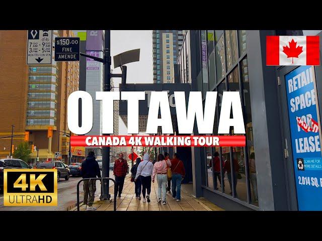 Ottawa Canada Weekend Walk Sep 2024 4K UHD (HDR) 60 fps Walking Tour