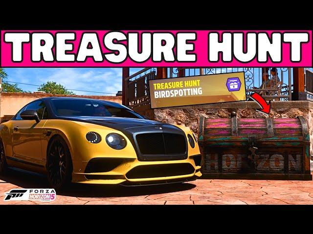 Forza Horizon 5-Treasure hunt BIRDSPOTTING How to complete-Summer Treasure hunt Series 35