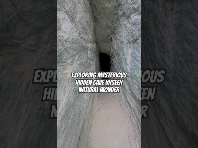 Exploring a Mysterious Hidden Cave | Unseen Natural Wonder #HiddenCave #AdventureVlog #SecretPlaces