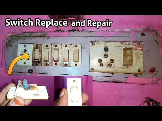 How to Modular Switch Replace and Repair   at Home / Gowri Tech