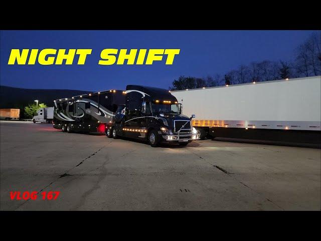 HDT Hauler TRAVEL DAYS. NIGHT SHIFT in a Semi-Truck. What's it like on the trucker road? RV Life