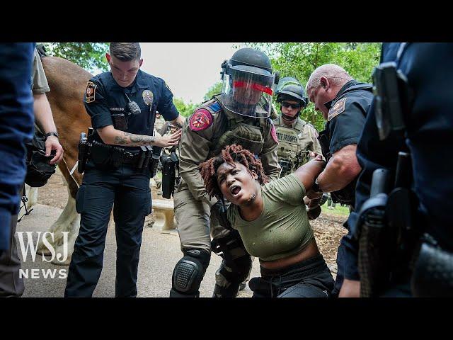 State Troopers Arrest Pro-Palestinian Protesters at University of Texas | WSJ News