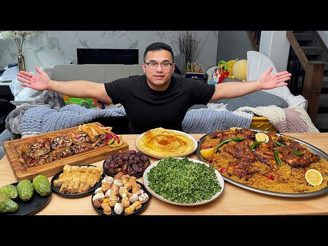 Chicken Shawarma, Saudi Arabian National Dish, Hummus, Tabbouleh Salad Recipe - RAMADAN FEAST