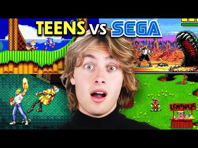 Teens Play Sega Genesis For The First Time! (Sonic 2, Altered Beast, Streets Of Rage 2)