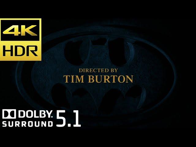 Opening Credits Scene | Batman (1989) 30th Anniversary Edition Movie Clip 4K HDR