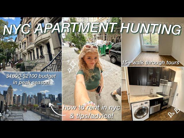 NYC APARTMENT HUNTING GUIDE: renting advice/tips, Manhattan 2bed & 3bed tours with 2023 rent prices!