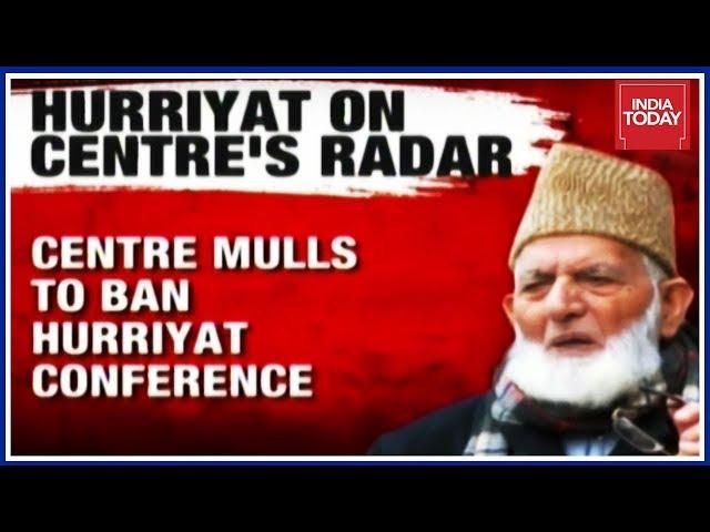 Centre Mulls Ban On Hurriyat Conference In Terror Crackdown