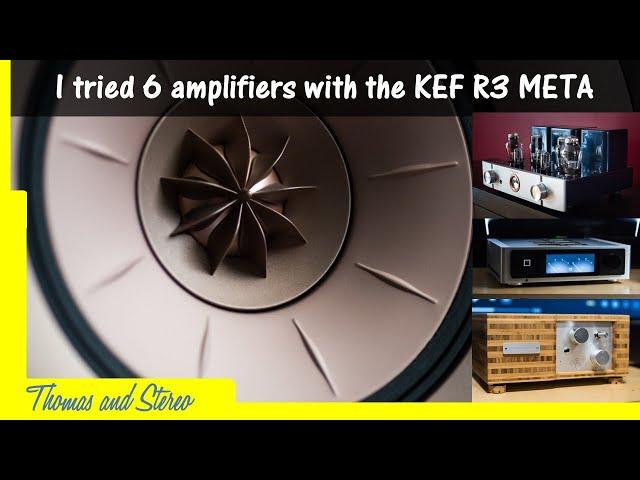 KEF R3 META, do all amps sound the same with it?