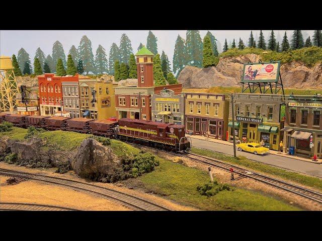 Beautiful Model Railroad HO Scale Gauge Train Layout at the Lake County Model Railroad Club