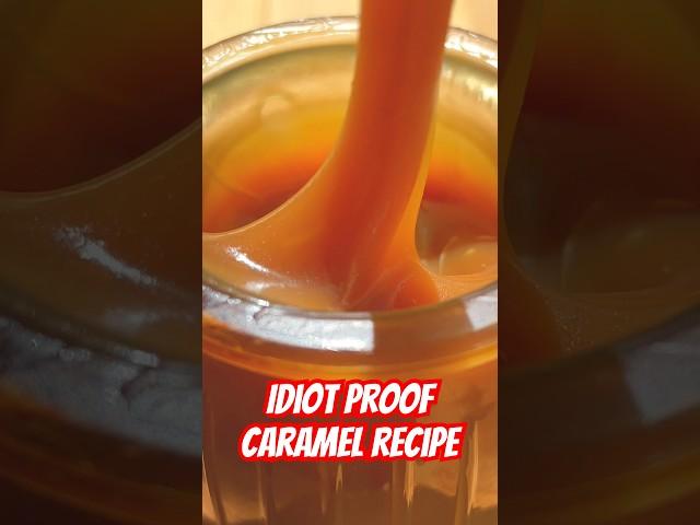 Idiot Proof Caramel that even you can make 🫶#caramelrecipe #baking #pastrychef