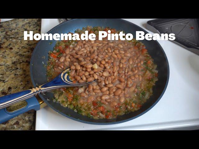 The EASIEST Homemade Pinto Beans, from scratch! You’ll never go back to store bought!