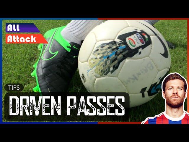 Long Pass Technique Football, Driven Passes | Tips