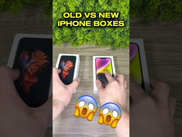 Old Vs New iPhone Boxes #apple #appleiphone #iphone #iphone6 #iphone15 #iphone16 #stevejobs