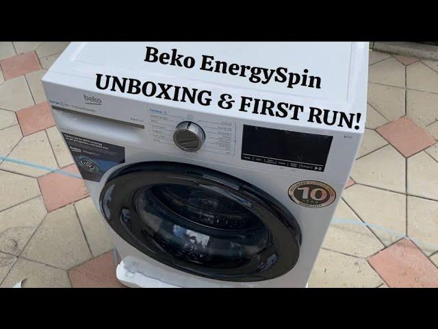 Beko EnergySpin: UNBOXING & First run!